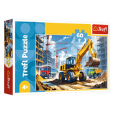 Trefl Backhoe Loader Tractor 60-Piece Puzzle | 17406