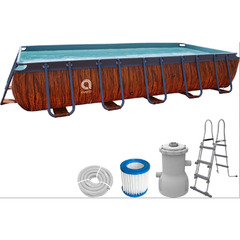 Jilong Avenli Rectangular Frame Wooden Pool Set 540x250x100cm