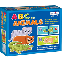 Creatives ABC Animals Educational Cards 12P | 0104