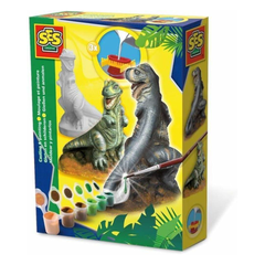SES Creative Plaster Casting T-Rex Craft Kit | 01283