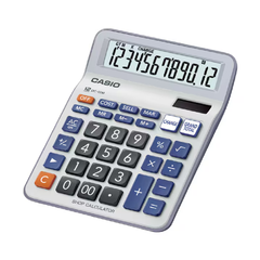 Casio DC-12M 12-Digit Desktop Calculator White/Grey | DC-12M-W-DP
