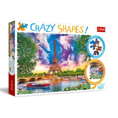 Trefl Crazy Shapes Sky Over Paris Puzzle 600 Pieces | 11115