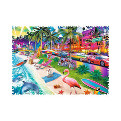 Trefl Crazy Shapes Miami Beach Puzzle 600 Pieces | 11132