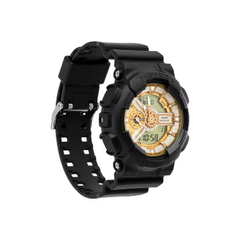Casio G-SHOCK Casual Men Analog-Digital Watch - Black, Silver & Gold | GA-110CD-1A9DR