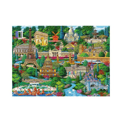 Trefl Wood Craft France Famous Places 1000-Piece Wooden Puzzle | 20150