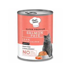 Chefs Choice Salmon Pate Wet Cat Food 400 g | C01002