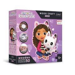 Trefl Gabby 50-Piece Wooden Contour Puzzle | 20260