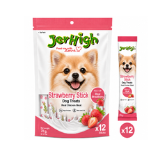 JerHigh Strawberry Stick Dog Treats 70 g x12 | 913156