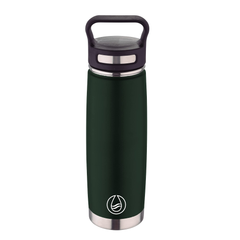 Bergner 500ml Thermal Water Bottle wit h Grip - Green | BG-37572-MGR