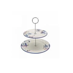 Karaca Alacati Two-Tiered Layers Cookie Holder Serving Platter | 153.03.07.7925
