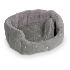 Nobby Comfort Bed Oval "Ceno" Grey | 71550