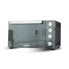 Olimpic Electric Oven 45l Double Glass Black 2000W | OLKCA3-45LB