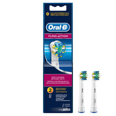 ORAL‑B Floss Action Replacement Brush Heads 2‑Pack | EB 25‑2