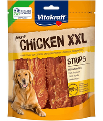 Vitakraft Pure Chicken XXL Fillets 92.5% Chicken Breast Grain-Free High-Protein Dog Treat - 250g