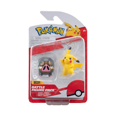 Pokemon Battle Figure 2-Pack – Pikachu & Lechonk | 95007