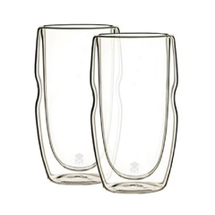 MasterPro Set 2pcs Double Wall Borosilicate Barware Mixology 540ml | BGMP-20204