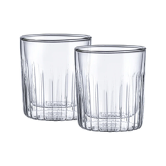 Masterpro Set 2pcs Double Wall Borosilicate Mixed Drink Glasses 300ml | BGMP-20211