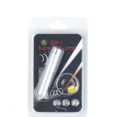 2-in-1 Laser Pointer Pet Toy - White | PET-LSR-WHT01