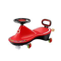 Music & Light Wiggle Swing Ride for Kids - Red | 6688-1R