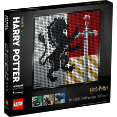 LEGO Art Harry Potter Hogwarts Crests 31201 Building Kit (4,249 Pieces) | 31201
