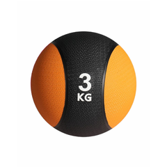 Solid Rubber Fitness Medicine Ball - 3 kg