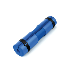 Barbell Squat Pad - Neck & Shoulder Protective Sponge Foam with Straps - Dark Blue