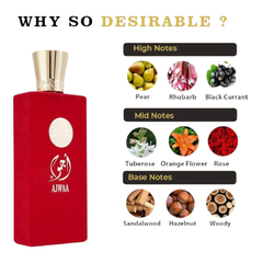 Nusuk Ajwaa Malakaz عطر مركز أحمر
