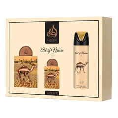طقم هدايا "فن الطبيعة 1" ماء عطر - 3 قطع