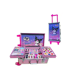 Kuromi Make-Up Rolling Trolley Beauty Case – Large Play Set | FT2107-B
