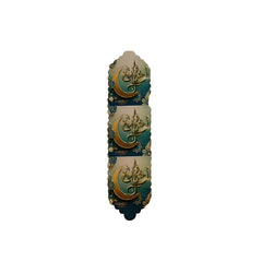 Ramadan Hanging Wall Banner Set with Moon and Islamic Calligraphy | 7138-54