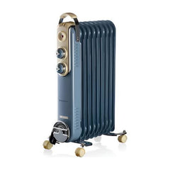 Ariete Vintage Oil Radiator 9 Fins 2000W - Blue | 838/05