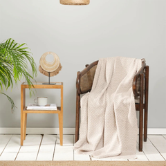 Karaca Bety Beige 130x170cm Throw | 200.21.01.0679