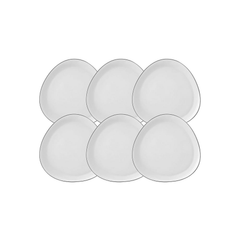 Karaca Pure 17cm 6-Piece Cake Set | 153.03.06.9393