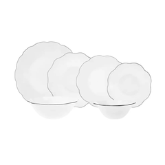 Karaca Lina 26-Piece Glass Dinner Set for 6 People | 153.03.06.8131
