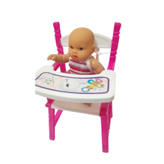 Baby Doll with Feeding High Chair Playset | BK-5744