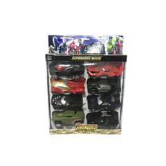 Avengers Superhero Die-Cast Cars Set – Mini Vehicles Pack (8 PCS) | 826-196