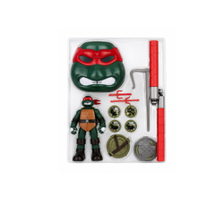 TMNT Action Figure & Weapon Set – Raphael Turtle with Accessories (Fun Warrior) | A6-5/6/7/8