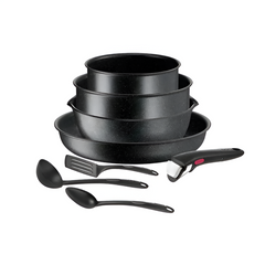 TEFAL Ingenio Black Stone 8-Piece Cookware Set Induction | L3999602