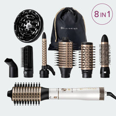 Bellissima Air Wonder 8-in-1 Hot Air Brush with Ionic Technology, Ceramic & Keratin | 11847