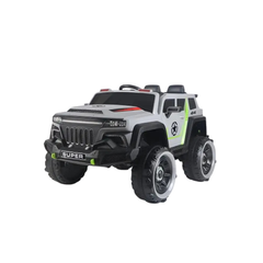 Super Kids Electric Off-Road SUV Truck - Grey | FT-7688/G