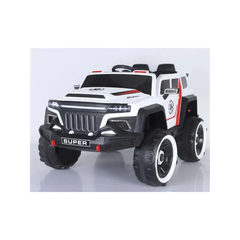 Super Kids Electric Off-Road SUV Truck - White | FT-7688/W