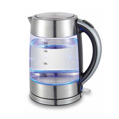 Queen Chef 1.7L Glass Electric Kettle, 1850–2200W | QCKG-17002