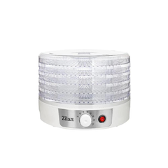 Zilan Food Dehydrator 250W, 5 Trays, Adjustable Temperature up to 70°C – White | ZLN2037