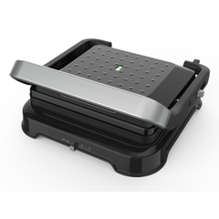 Queen Chef 2000W Contact Grill, Grill & BBQ, Fixed Teflon Plates – Black | QCCG6613/B