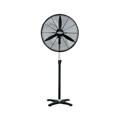 Queen Chef 26" Industrial Stand Fan 187W Black | 650-T