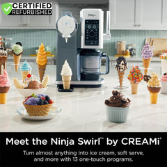 Ninja CREAMi Scoop & Swirl Ice Cream Maker 13-in-1 Programs