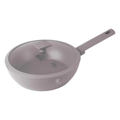 Berlinger Haus Deep Fry Pan With Lid 24 cm - Taupe Collection | BH/8092
