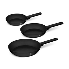 Berlinger Haus 3 pcs Fry Pan Set – Matte Black | BH/8195