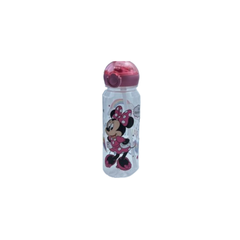 قنينة مياه للأطفال مع ماصة بتصميم ميني ماوس - لون زهري | LZ-23122-6-2