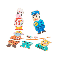 Colorful Number Lacing and Threading Set | 88-18